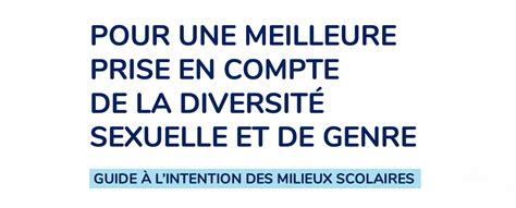 Guide Pour Les Milieux Scolaires Coalition Des Familles Lgbt