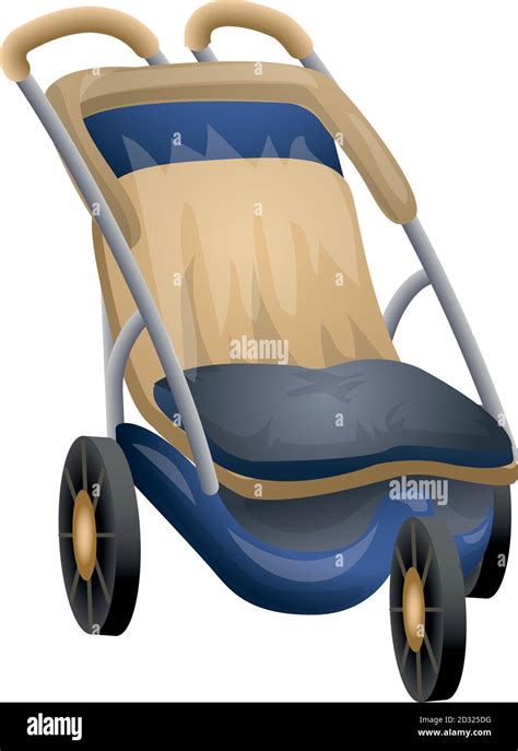 Icono De Cochecito De Beb Dibujos Animados De Beb Buggy Vector Icono