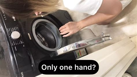 Stepsister And I Checked The Stuck In The Washing Machine Amateur Porn Feat Good View By