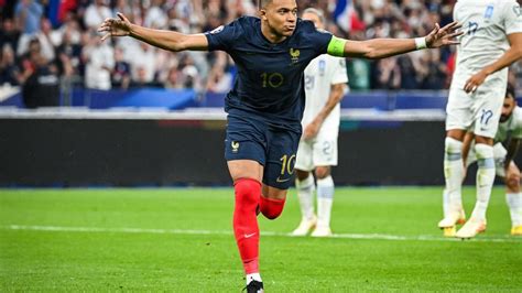 Éliminatoires de l Euro 2024 grâce à Kylian Mbappé léquipe de