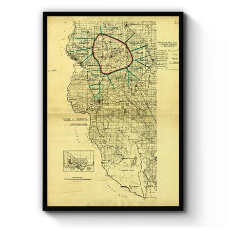 Horsham Victoria Vintage Maps