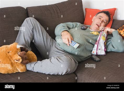 Couch Potato Stock Photo Alamy