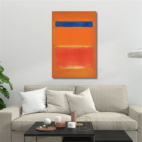 Mark Rothko Canvas Mark Rothko Wall Art Rothko Abstract Rothko