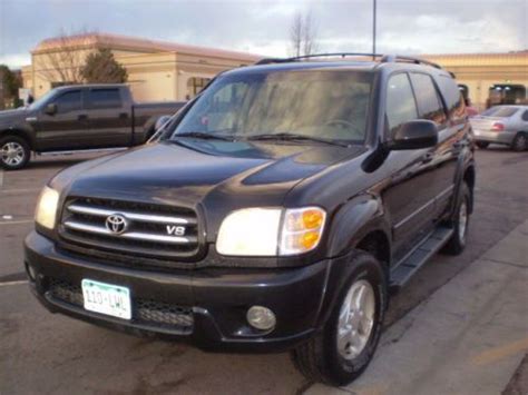 Sell Used 2002 Toyota Sequoia Limited Awd 4wd Sport Utility Black 47l