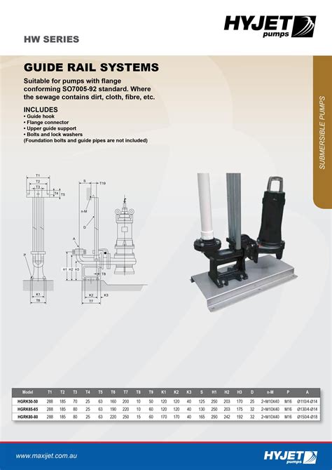 Hwg50 22 3 Submersible Grinder Pump Get Tanked Water Tanks