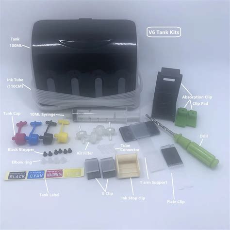 YOTAT Universal CISS 4 Color DIY CISS Kits For Canon PG 40 PG 50 PG 340