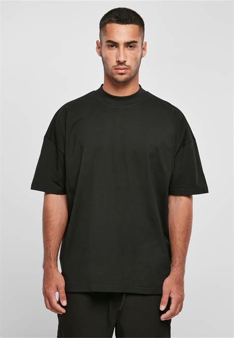 Build Your Brand BY230 Mens Oversized Mock Neck Tee Bedrucken