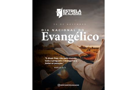 30 de novembro DIA DO EVANGÉLICO Prefeitura de Estrela de Alagoas AL