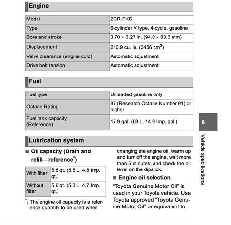 2GR FKS actual oil capacity | Toyota Nation Forum