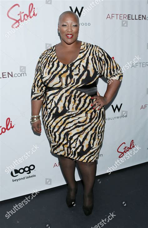 Frenchie Davis Attends Logos Afterellen Afterelton Editorial Stock