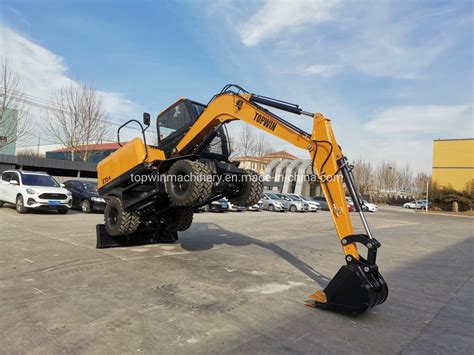 Farm Machinery Xn X Ton Wheel Excavator Excavators And Mini