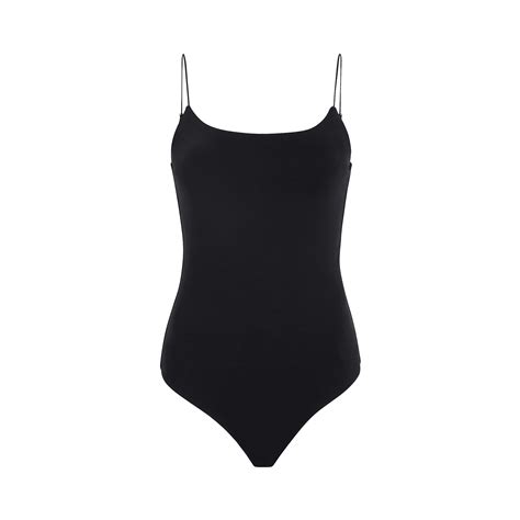 Womens Cami Bodysuit Black Nuuds