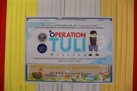 Operation Tuli — With Love Jan Foundation 2015