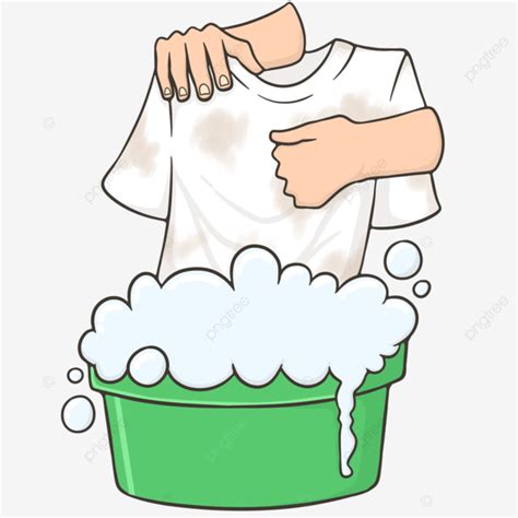 Washing Clothes By Hand Clipart