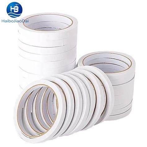 High Viscosity Double Sided Hot Melt Solvent Adhesive Tissue Tape With High Adhesive Force For