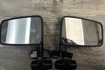 Universal Snowmobile Mirrors Adjustable Wide Glass New Arctic Cat