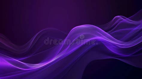 Abstract Purple Wave Background Design Stock Illustration