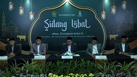 Sah Kementerian Agama Tetapkan Idul Adha Libur Jadi Hari