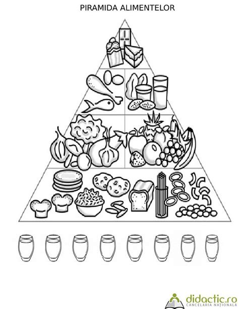 The Food Pyramid Is Filled With Fruits And Vegetables