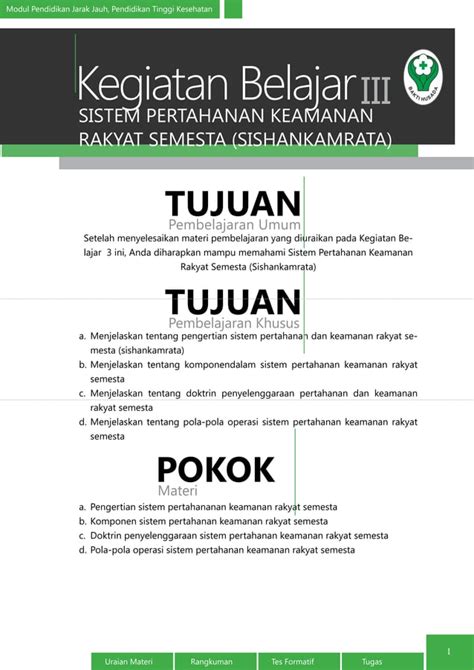 Sistem Pertahanan Keamanan Rakyat Semesta Pdf