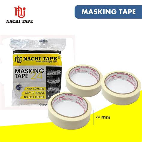 Jual Masking Tape Nachi Mm Isolasi Kertas Solasi Kertas Perekat