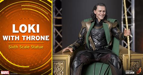 Loki With Throne Sixth Scale Figure By Hot Toys Sideshow Collectibles