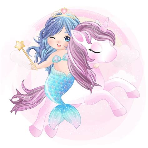 Unicorns And Mermaids