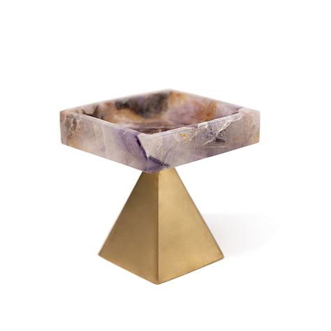 Amethyst And Gold Condiment Bowl Ts By Gilda