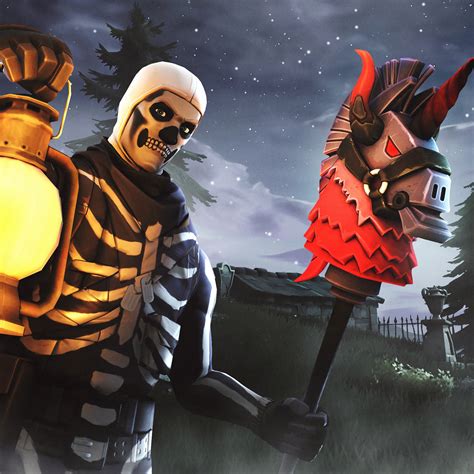 2932x2932 Skull Trooper Fortnite Season 6 4k Ipad Pro Retina Display Hd