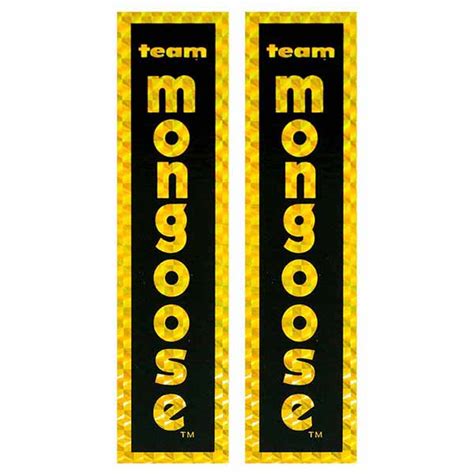 1980 83 Team Mongoose Decal Set Bmx Products Usa