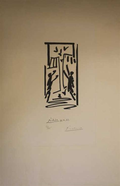 Pablo Picasso Original Hand Signed Lithograph 1962