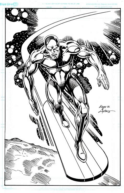 Silver Surfer Drawing At PaintingValley Explore Collection Of