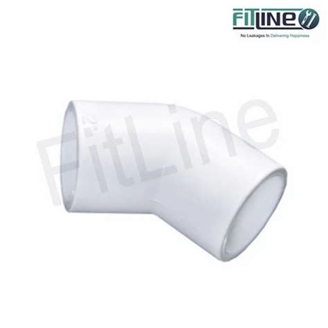 Fitline Push Type Degree Upvc Elbow Degree Size Inch For