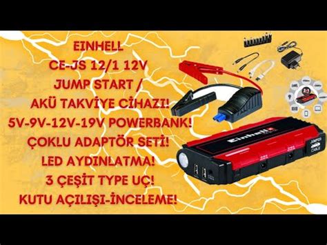 Einhell Ce Js Jump Start Ak Takviye Cihaz V V V V