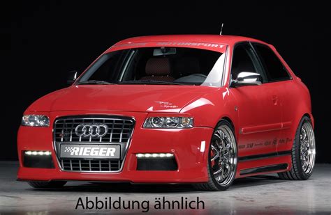 Rieger predný Nárazník R Frame Audi A3 8L s recess pre daylight