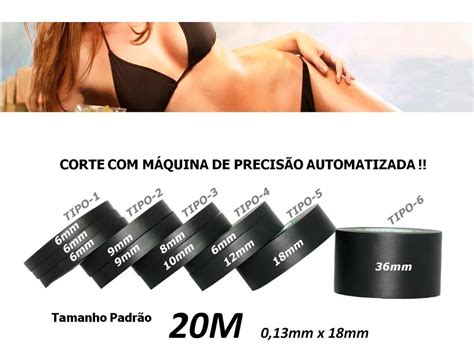 5 Fita Adesivo Biquini Para Bronzeamento Marquinha Bronze