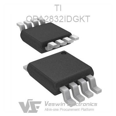 OPA2832IDGKT TI High Speed Broadband Op Veswin Electronics