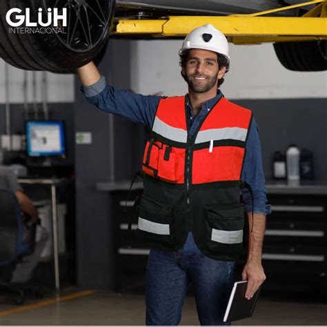 Gluh Internacional Chaleco Seguridad De Gabardina Algod N Moon