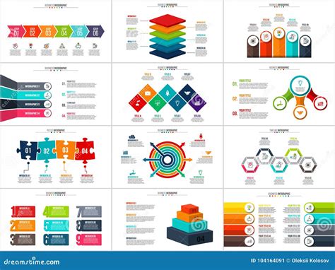 Vector As Setas Infographic Carta Do Diagrama Apresenta O Do Gr Fico