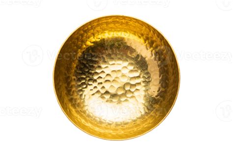Gold Bowl Isolated On A Transparent Background 21398121 Png