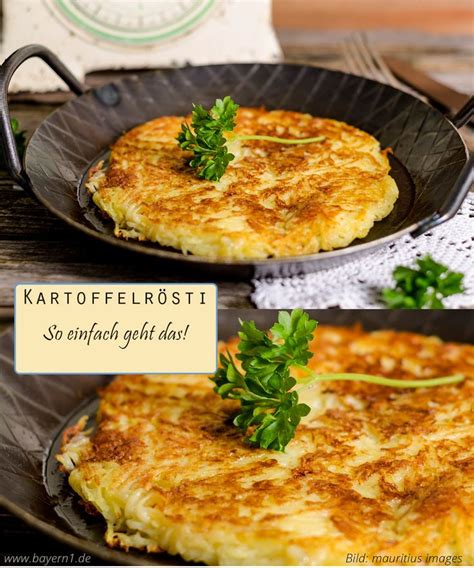 rosti rezept fur kartoffelrosti mit trick brde rezepte