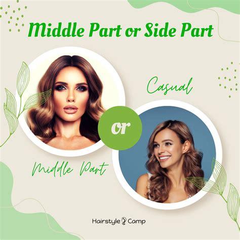 Middle Part or Side Part: Which One Is Right for You? – Hairstyle Camp