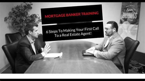 Mortgage Banker Tips 6 Steps To The Realtor Intro Call Youtube