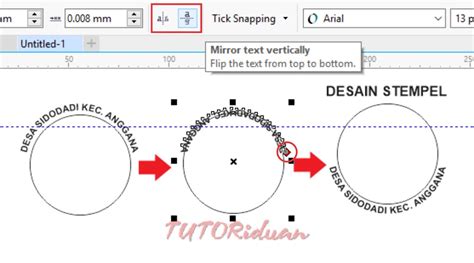 Cara Mudah Membuat Stempel Di Coreldraw TUTORiduan