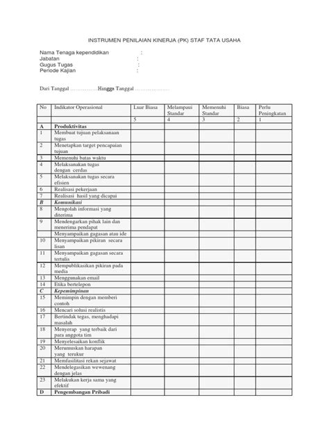 Formulir Pendidik Dan Tenaga Kependidikan Fptk Pdf