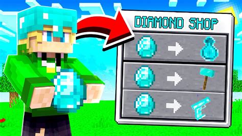 Minecraft Maar Ik Kan Custom Diamond Items Kopen Youtube