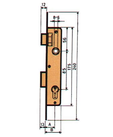 Serratura A Infilare MCM 1650 21 Monopunto Leroy Merlin