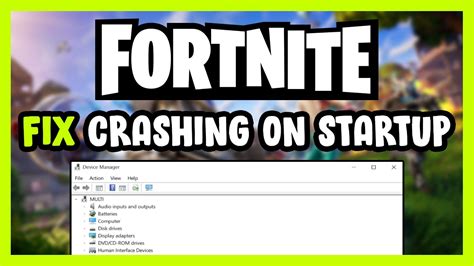 How To Fix Fortnite Crashing On Startup Youtube