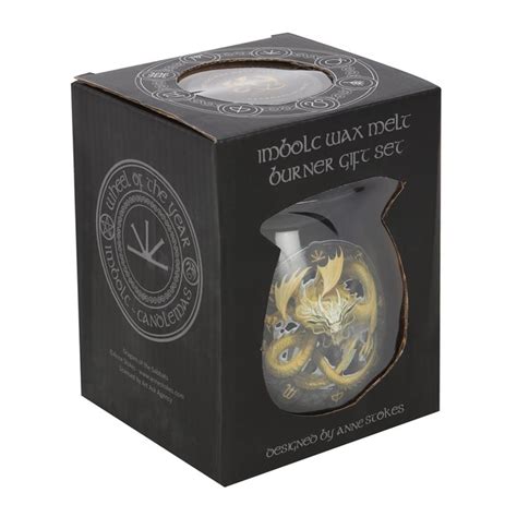 Imbolc Wax Melt Burner Gift Set By Anne Stokes The Lake House Kent