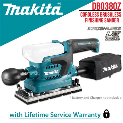 Makita Dbo Z Cordless Brushless Finishing Sander Sheet V Lxt